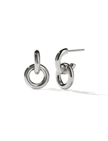 Deux Halo Earrings - Silver by Meadowlark