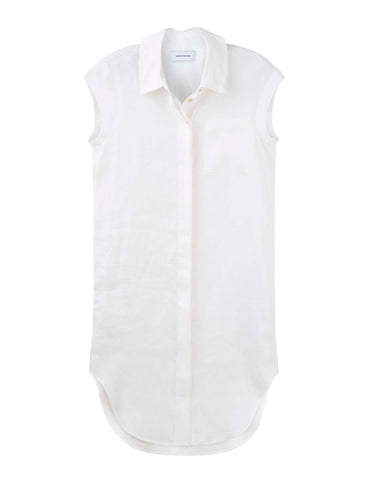 Pool Dress - Natural White Linen