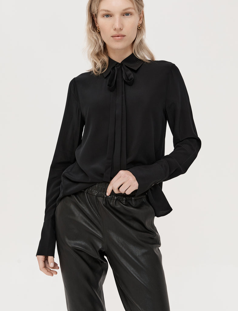 Perfect Silk Shirt 2.0 - Black