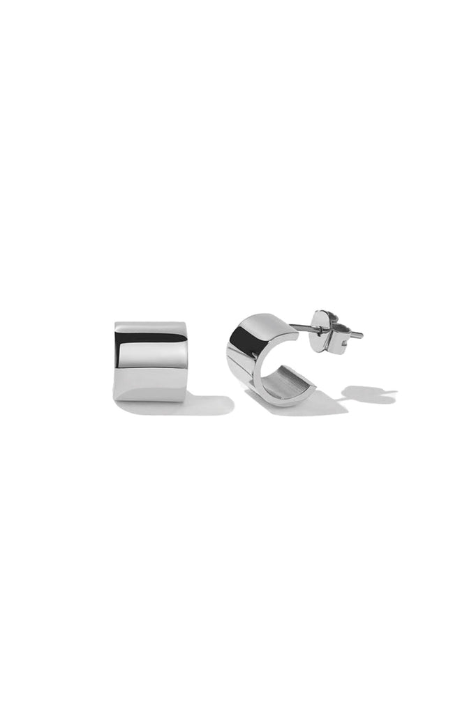 Cuff Stud Earrings - Silver by Meadowlark