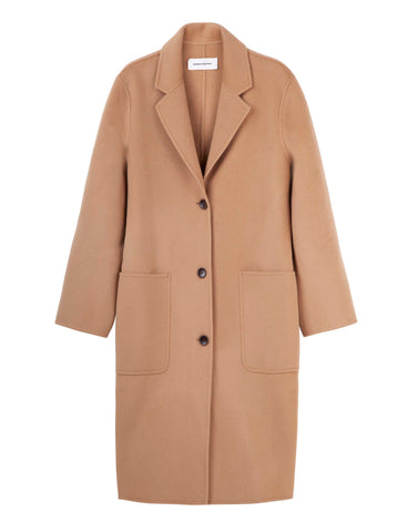 Cashmere Cocoon Coat  - Camel
